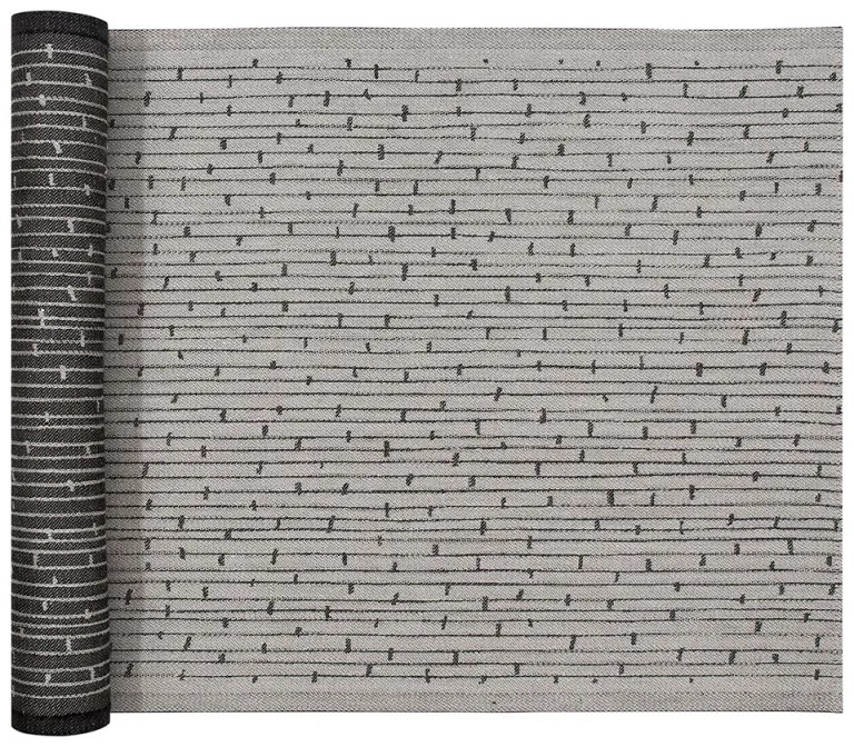 Podložka do sauny Metsä 46x150, ľan-čierna