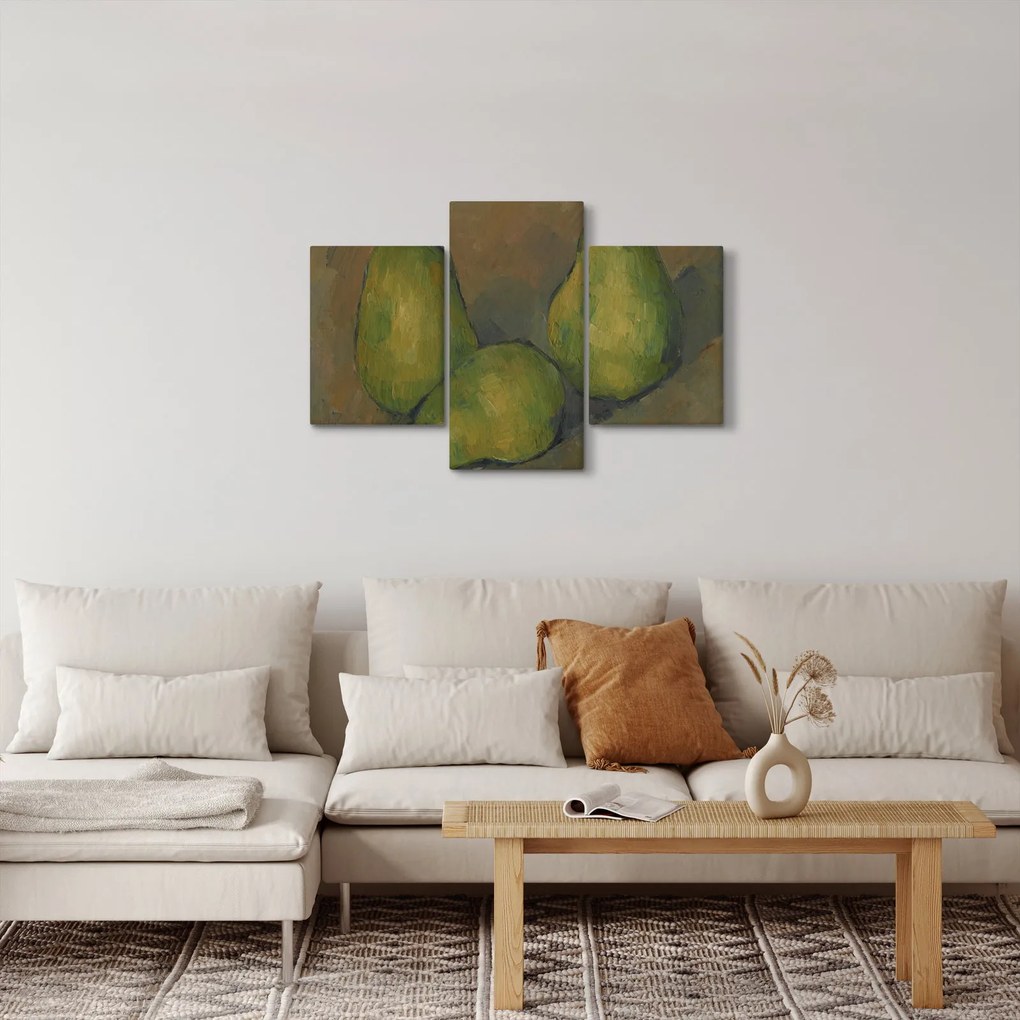 Obraz - Paul Cézanne, Three Pears, reprodukcia (90x60 cm)