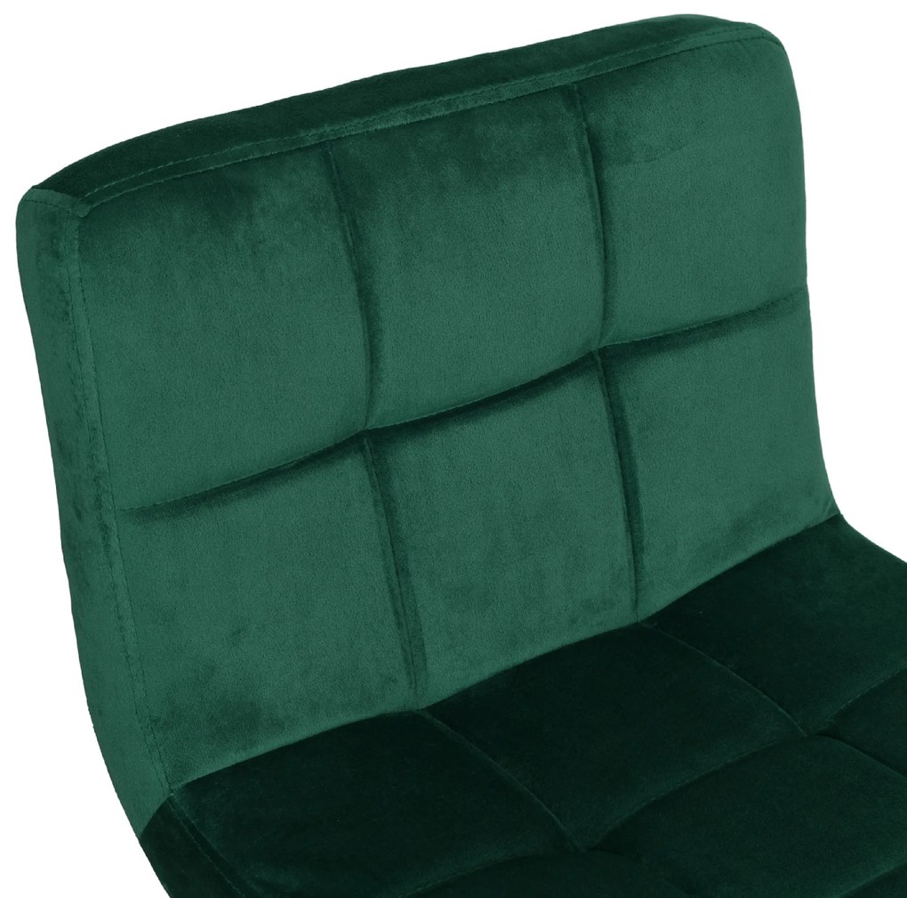 JAKS Barová stolička arako black velvet zelená