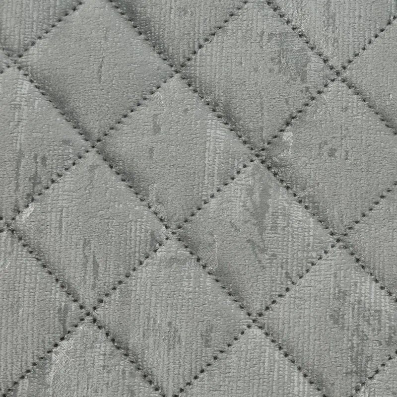 Dekorstudio Zamatový prehoz na posteľ BLINK 3 v striebornej farbe Rozmer prehozu (šírka x dĺžka): 170x210cm