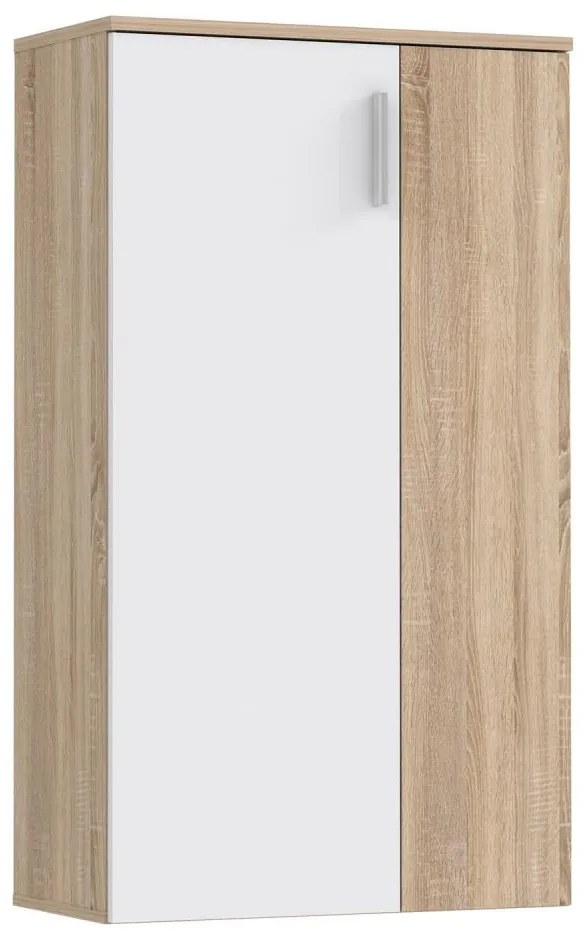 Topánkovník ETON dub sonoma/biela