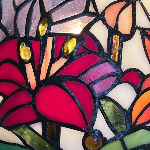 Tiffany tienidlo na lampu ORCHIDEA Ø40