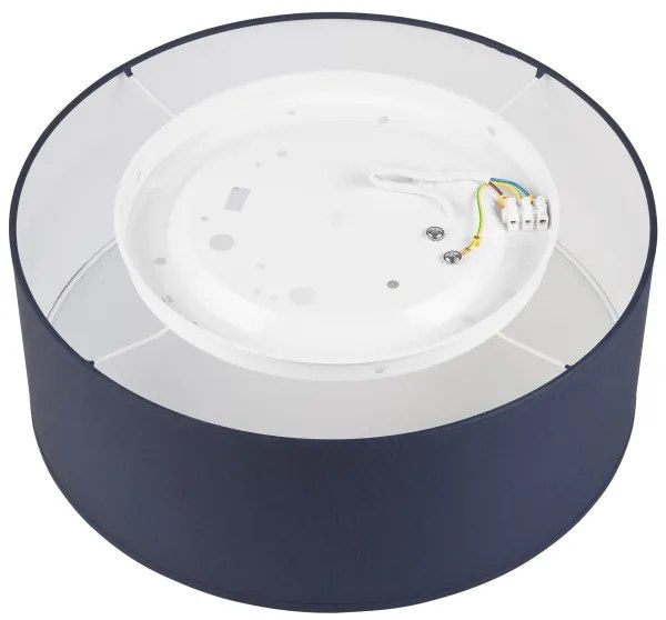 Stropné svietidlo SIRJA PASTEL 1xE27/60W/230V pr. 35 cm tmavomodrá