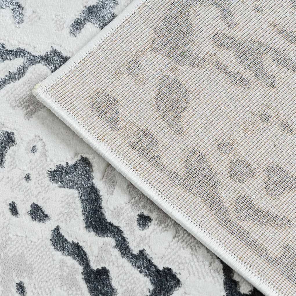 Dywany Łuszczów, Kusový koberec Allure 1961 white/grey, 180x270, šedá, kancelária