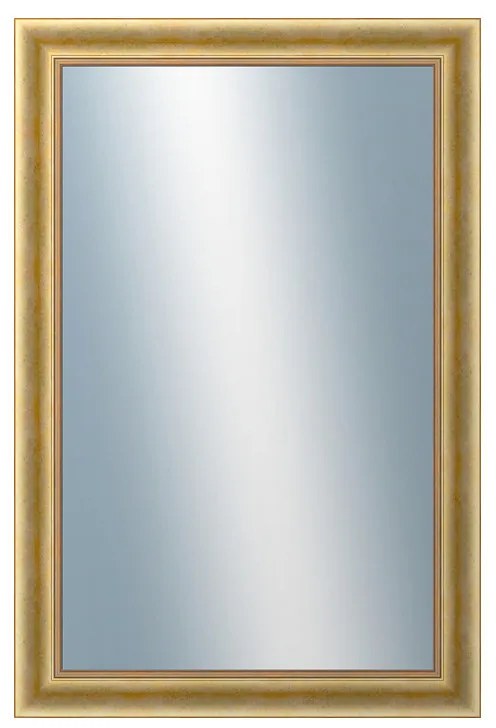 DANTIK - Zrkadlo v rámu, rozmer s rámom 80x160 cm z lišty KŘÍDLO veľké zlaté patina (2772)