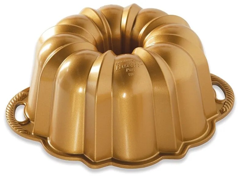 Forma na pečenie Nordic Ware Anniversary bundt veľká, 12 šálok, zlatá, 50077