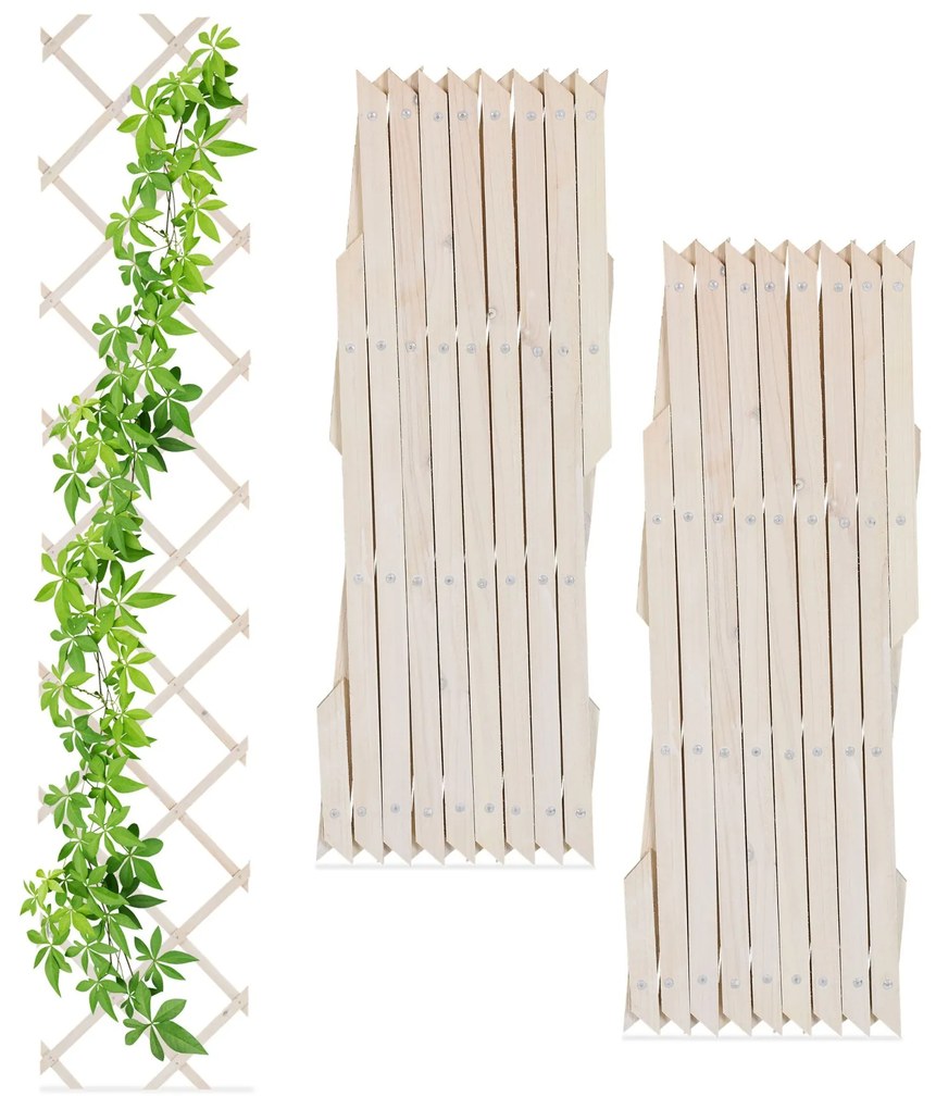 Rozšíriteľná drevená mriežka RD48823, 3ks