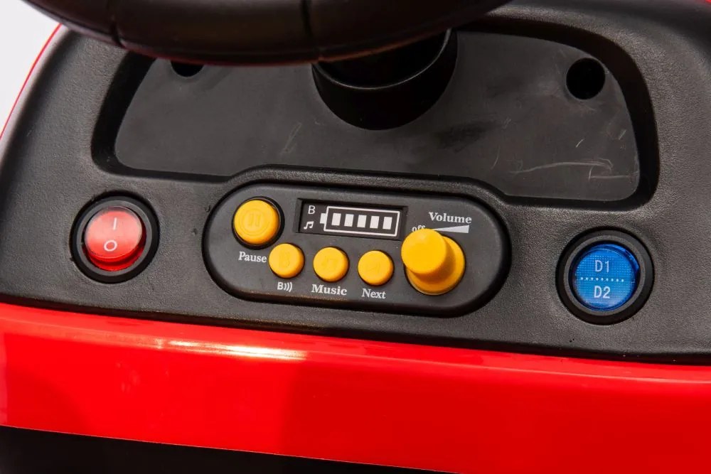 LEAN CARS Elektrický traktor BBH-030 červený