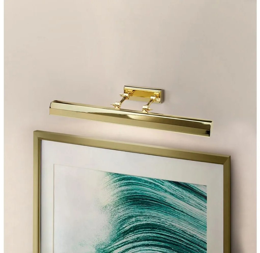 Elstead CHAWTON-PLL-PB - Obrazové svietidlo CHAWTON 4xE14/40W/230V zlatá