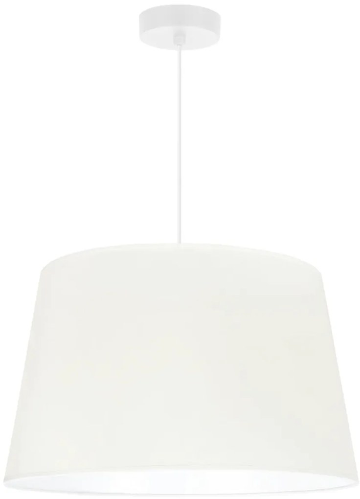 Závesné svietidlo Gaja, 1x krémové textilné tienidlo, (fi 44cm), w