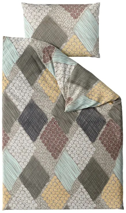 Obliečky z mikrovlákna PATCH ELEGANCE hnedé Rozmer obliečky: 70 x 80 cm | 140 x 200 cm