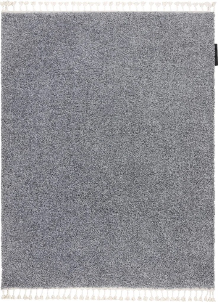 Dywany Łuszczów, Kusový koberec Berber 9000 light grey, 80x150, šedá, obývacia izba