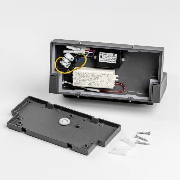 Redo 90587 - LED vonkajšie svietidlo so senzorom FLIP LED/20W/230V 3000K IP54 antracit