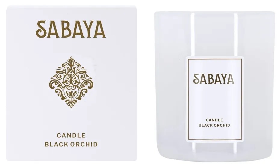 Sabaya Vonná sviečka Čierna orchidea, 175 g