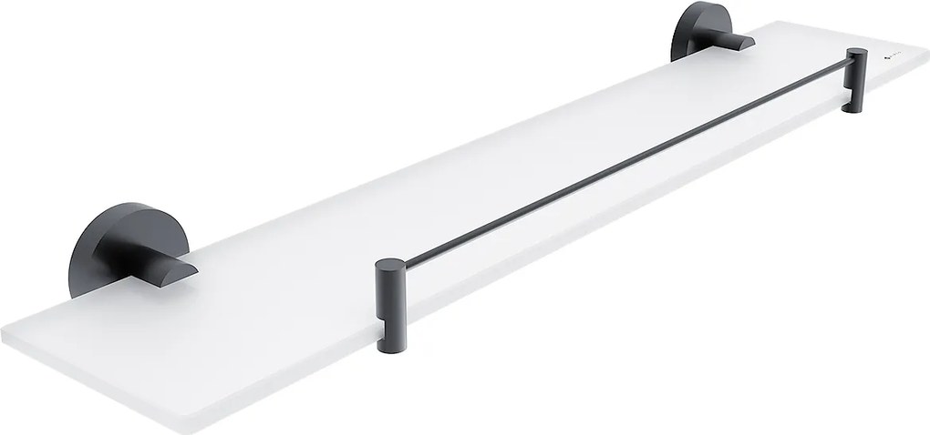 Nimco Polica s ohrádkou, 60 cm UNIX ČIERNA - UNC 13091BX-60-90