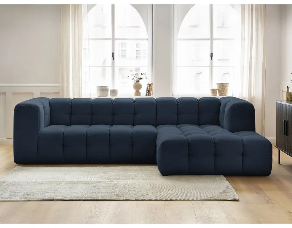Tmavomodrá rohová pohovka Cloud – Bobochic Paris