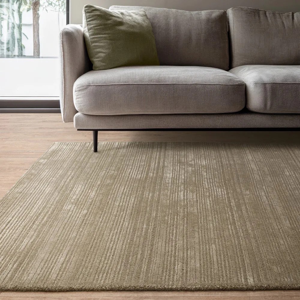 Šalviovozelený ručne tkaný koberec s prímesou vlny 160x230 cm Henley Sage – Asiatic Carpets