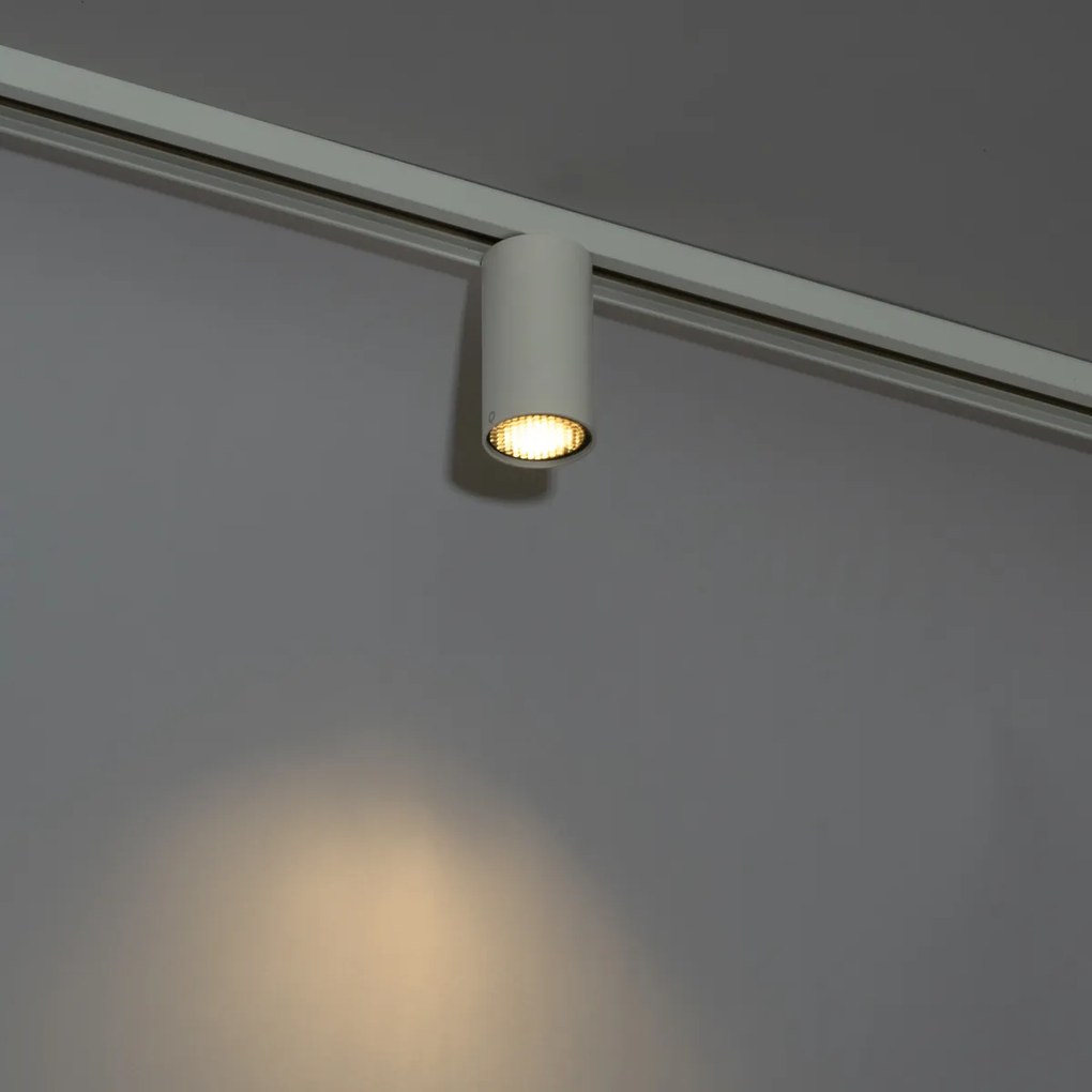 Moderný biely reflektor pre 1-fázový koľajnicový systém GU10 35 mm - Iconic Ruby Honey