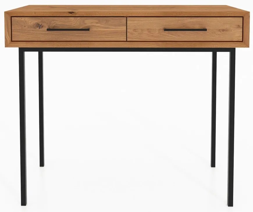 Toaletný stolík z dubového dreva 97x45 cm Abies - The Beds