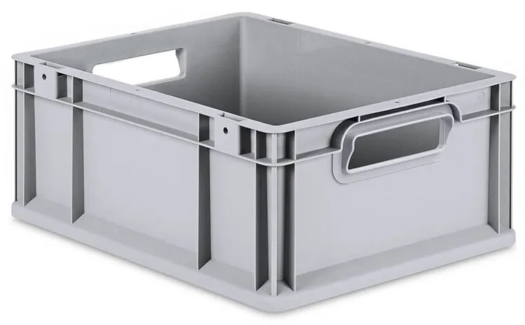 Sada 10 kusov - Eurobox Next Gen 2.0 - Stohovateľná nádoba s otvorenými rukoväťami - 400 x 300 x 170 mm