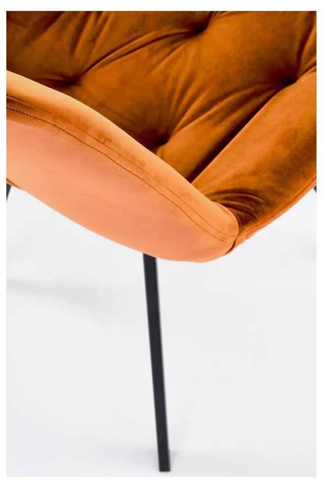 Jedálenská stolička Ollie, oranžová