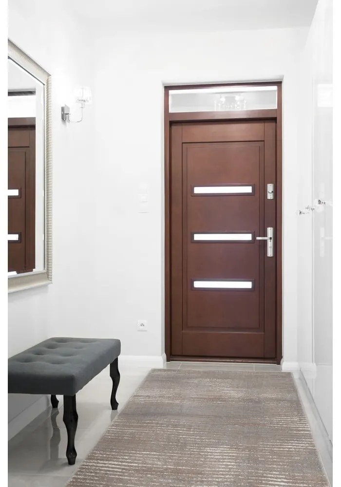 Behúň sivobéžový 80x250 cm Soft Gik P – FD