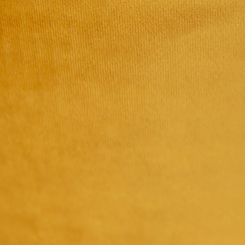 Zamatové tienidlo žlté 35/35/20 so zlatým interiérom