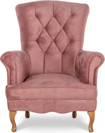 Kreslo Panama 1, starorůžová (monolith 63)