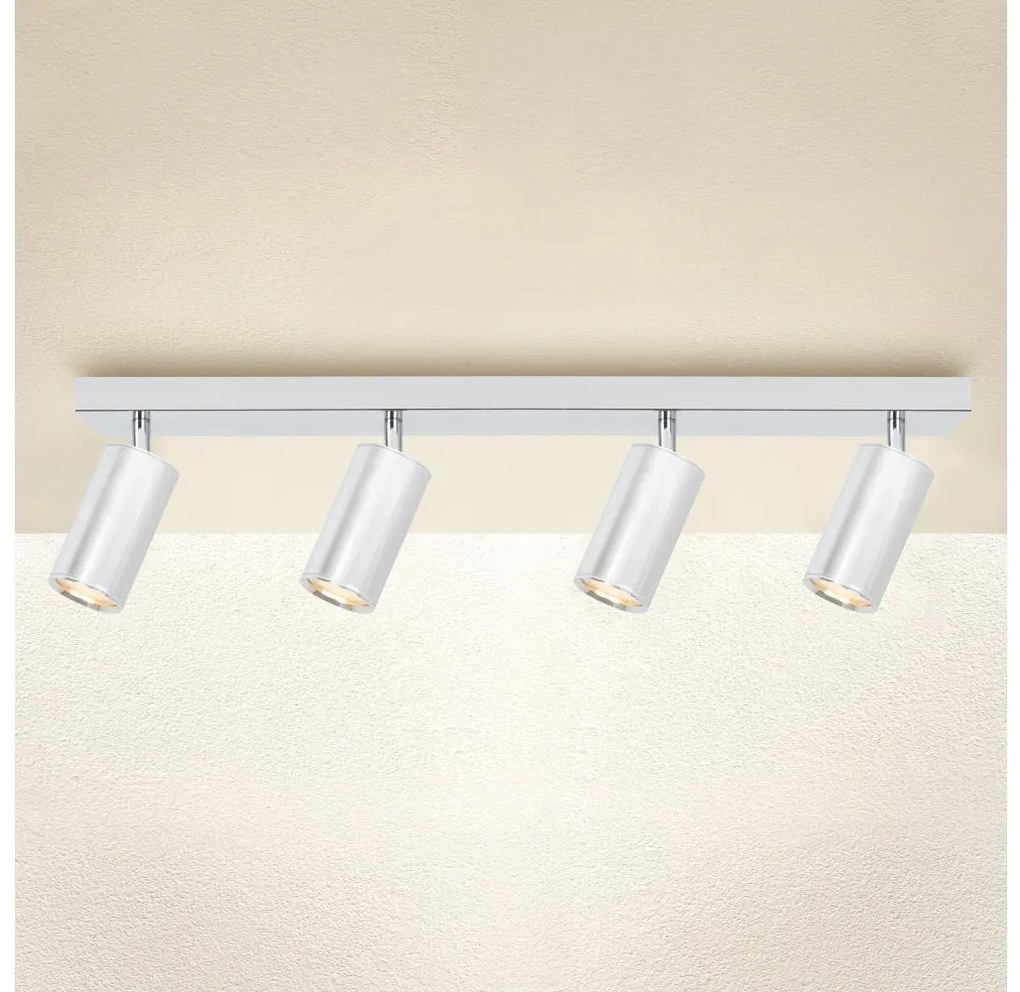Brilagi - Kúpeľňové bodové svietidlo SELE 4xGU10/30W/230V IP44 lesklý chróm BG1643