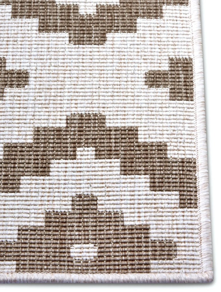 NORTHRUGS - Hanse Home koberce Kusový koberec Twin-Wendeteppiche 105460 Linen – na von aj na doma - 80x250 cm