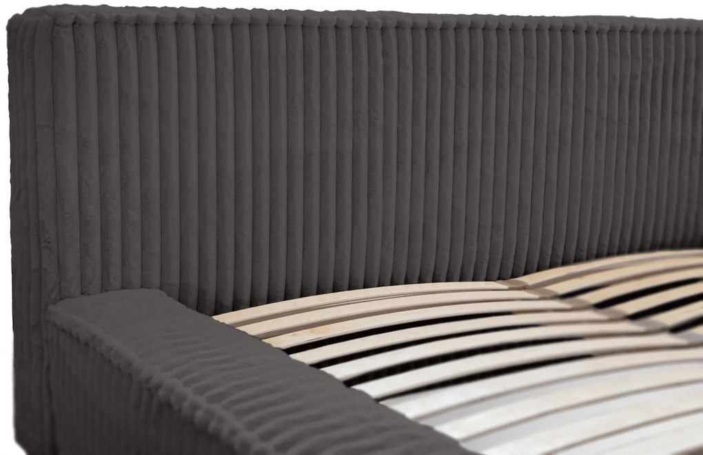 ČALÚNENÁ POSTEĽ SANTI 160x200 VITO 18 ŠEDÁ