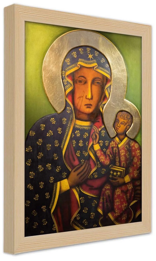 Gario Plagát Matka Božia Čenstochovská Farba rámu: Bez rámu, Rozmery: 70 x 100 cm
