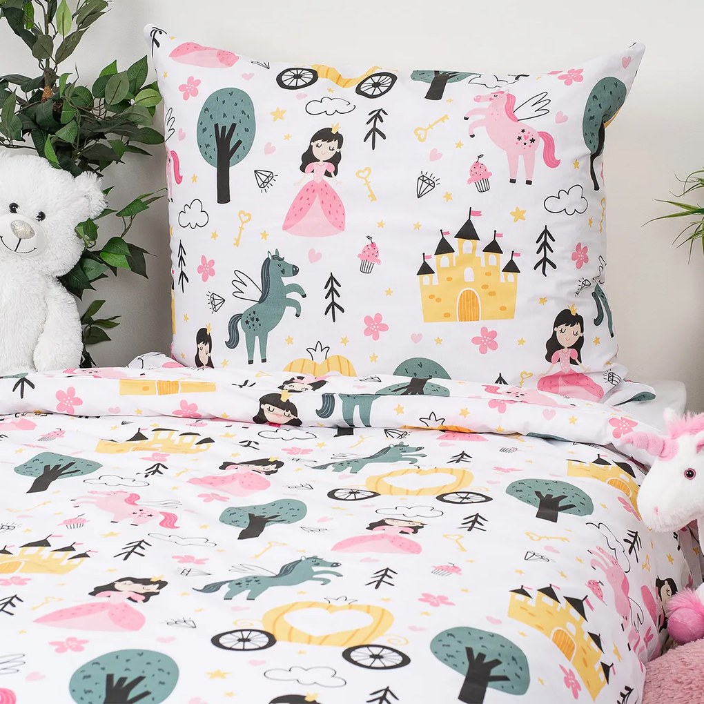 4Home Detské bavlnené obliečky Fairytale Dream, 140 x 200 cm, 70 x 90 cm