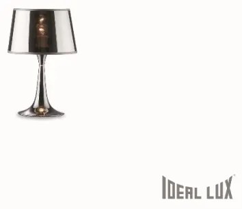 Ideal Lux 032368 Stolná lampa LONDON TL1 SMALL chrómovej konštrukcie