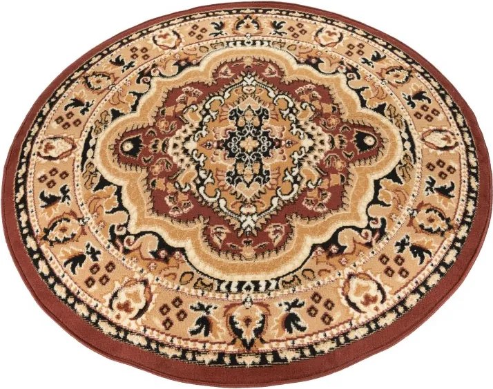 TA Koberec E951A HNEDÉ ATLASOVÉ KOLESO Rozmer: 200x200 cm