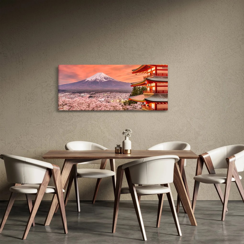 Obraz - Fujiyoshida, Japonsko (120x50 cm)