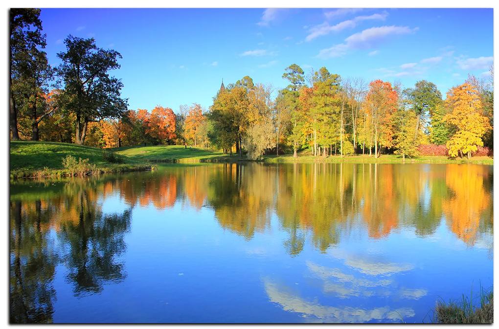 Obraz na plátne - Jesenný park 1175A (100x70 cm)