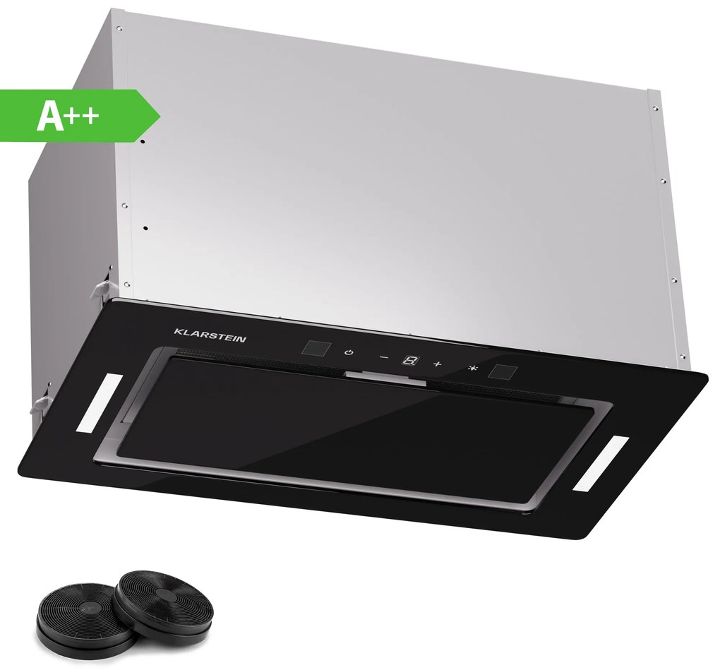 Klarstein Hektor Eco, digestor, 52 cm, 466 m³/h, dotykové ovládanie, sklo