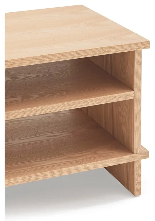 Nočný stolík v dekore duba v prírodnej farbe Inari – Teulat