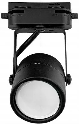 BERGE LED bodový reflektor pre žiarovku GU10, pohyblivý - čierny