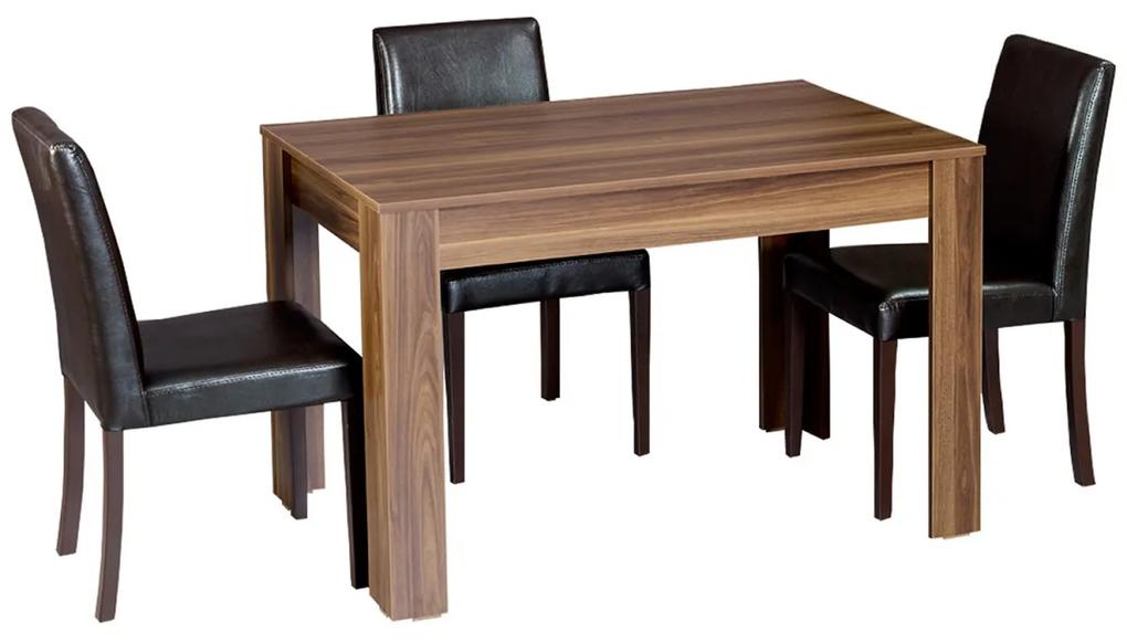 Jedálenský stôl Single 120 cm orech
