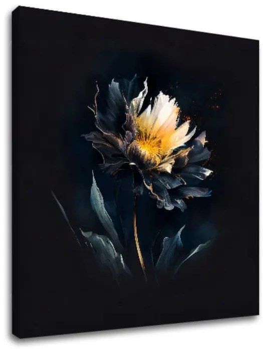 Dizajnová dekorácia na plátne Temné pokušenie 100x100 cm