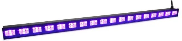 Beamz BUV183 LED UV lišta, UV-osvetlenie, 18x3W Plug & Play 40W