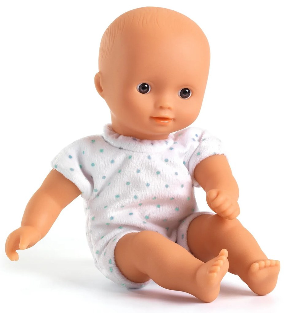 Mini Pomea – bábika Sasha v prešívanom košíku