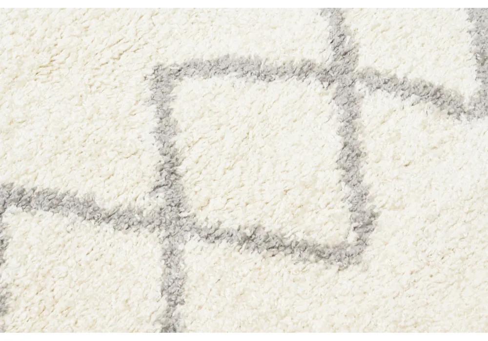 Kusový koberec Shaggy Prata krémový atyp 80x300cm