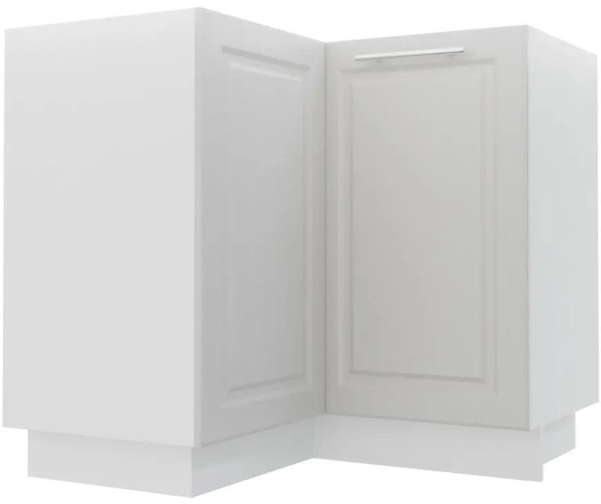 Kuchynská skrinka Emporium D12/90 light grey stone/biela