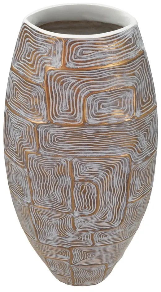 Váza z polyresínu v zlatej farbe (výška 59,5 cm) Eclips – Mauro Ferretti