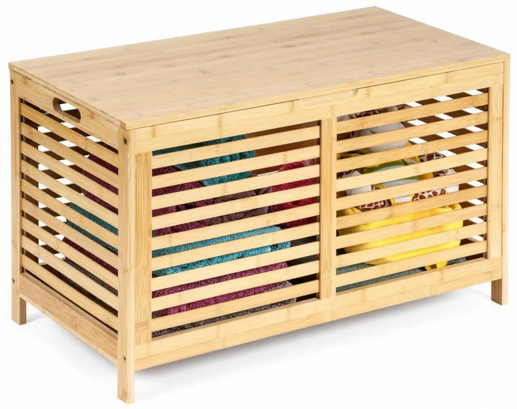 Úložný box G21 76 x 40 x 45 cm, bambusový 6355525