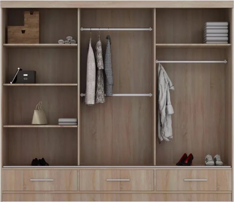 Šatníková skriňa Margo 250