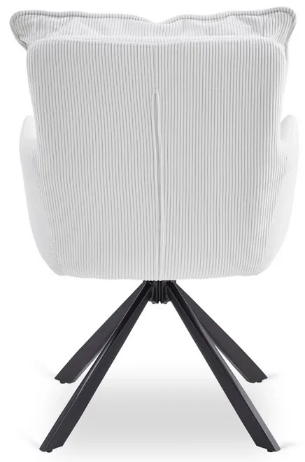 Otočná stolička MAGNUS krémová